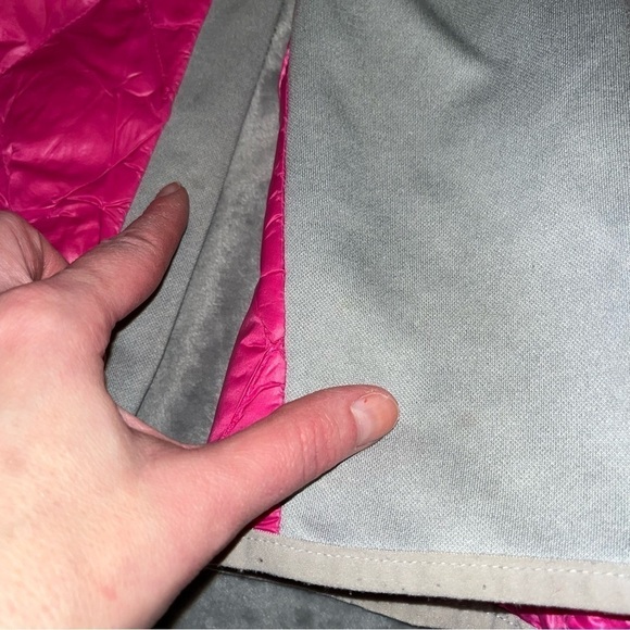 Gerry Quilted Down Puffer Pink Coat with Hood Children’s Size Large 14/16 - Picture 5 of 10